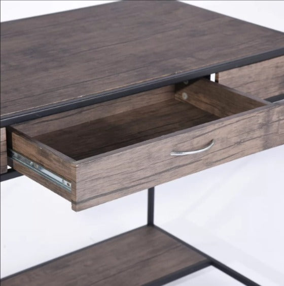 Healey Living Room Office Wide Organizer Writing Desk - waseeh.com