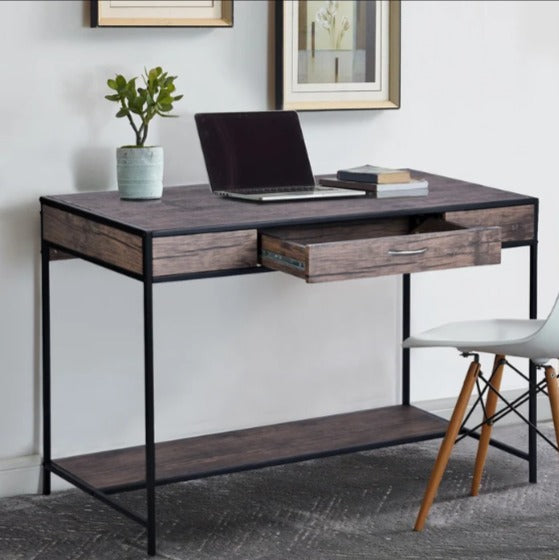 Healey Living Room Office Wide Organizer Writing Desk - waseeh.com