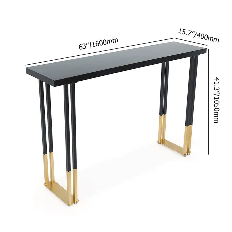 Feigned Living Lounge Drawing Room Counter Breakfast LED Console Table - waseeh.com