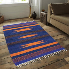 Hand-woven Woolen Rug -fm-gkr32 - waseeh.com