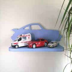 Porsche Boys Kids Bedroom Floating Organizer Shelve Decor - waseeh.com