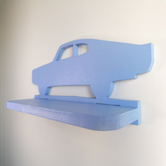 Mustang Car Boys Kids Bedroom Floating Organizer Shelve Decor - waseeh.com