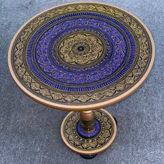 Nakshi Art Wooden Table (16") - waseeh.com