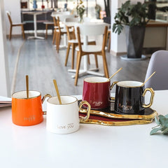 Nordic Luxury Gold Tea Cups - waseeh.com