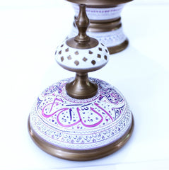 Wooden Pot - Calligraphy - 17" - waseeh.com